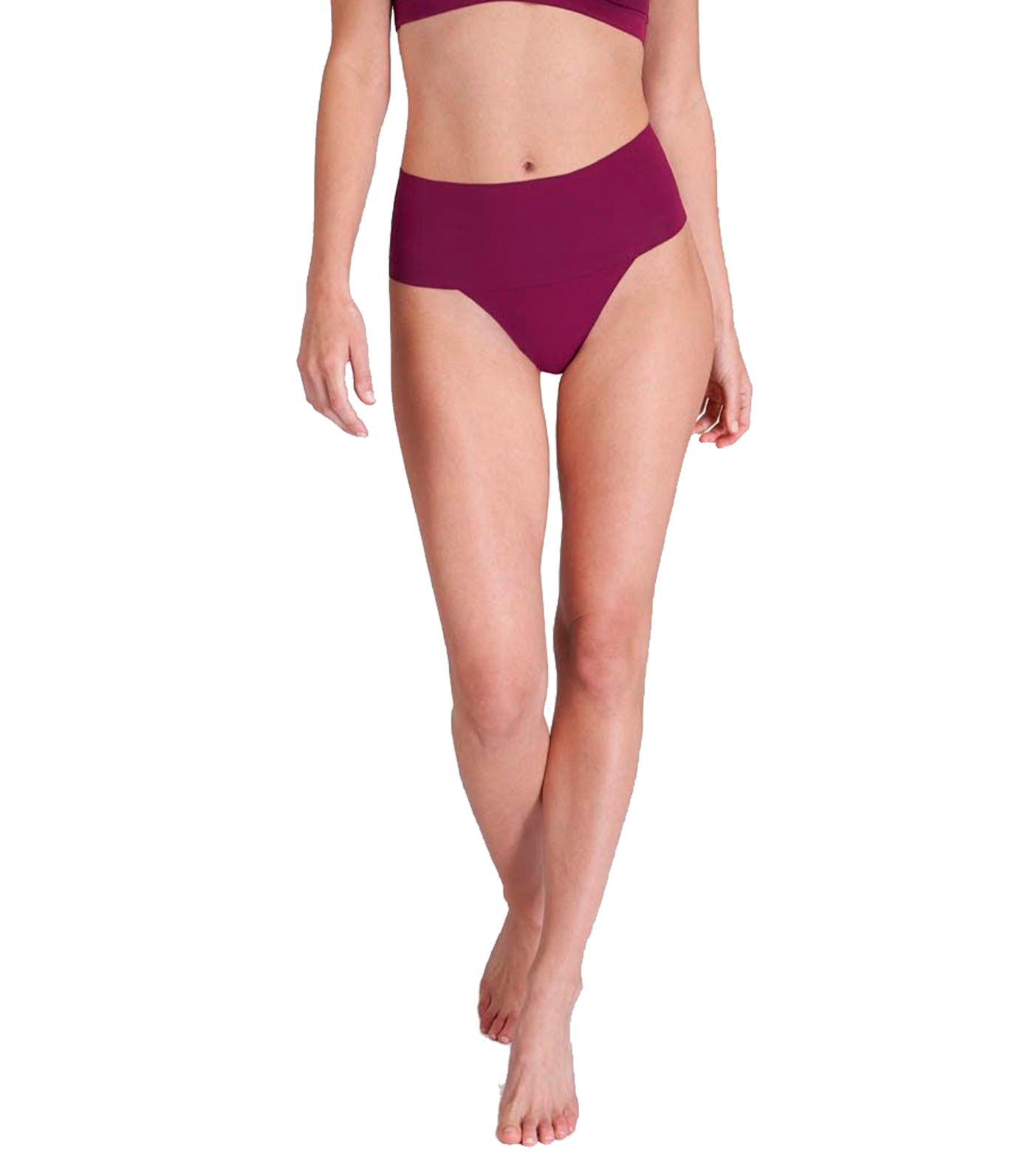 spanx undie-tectable thong bordeaux