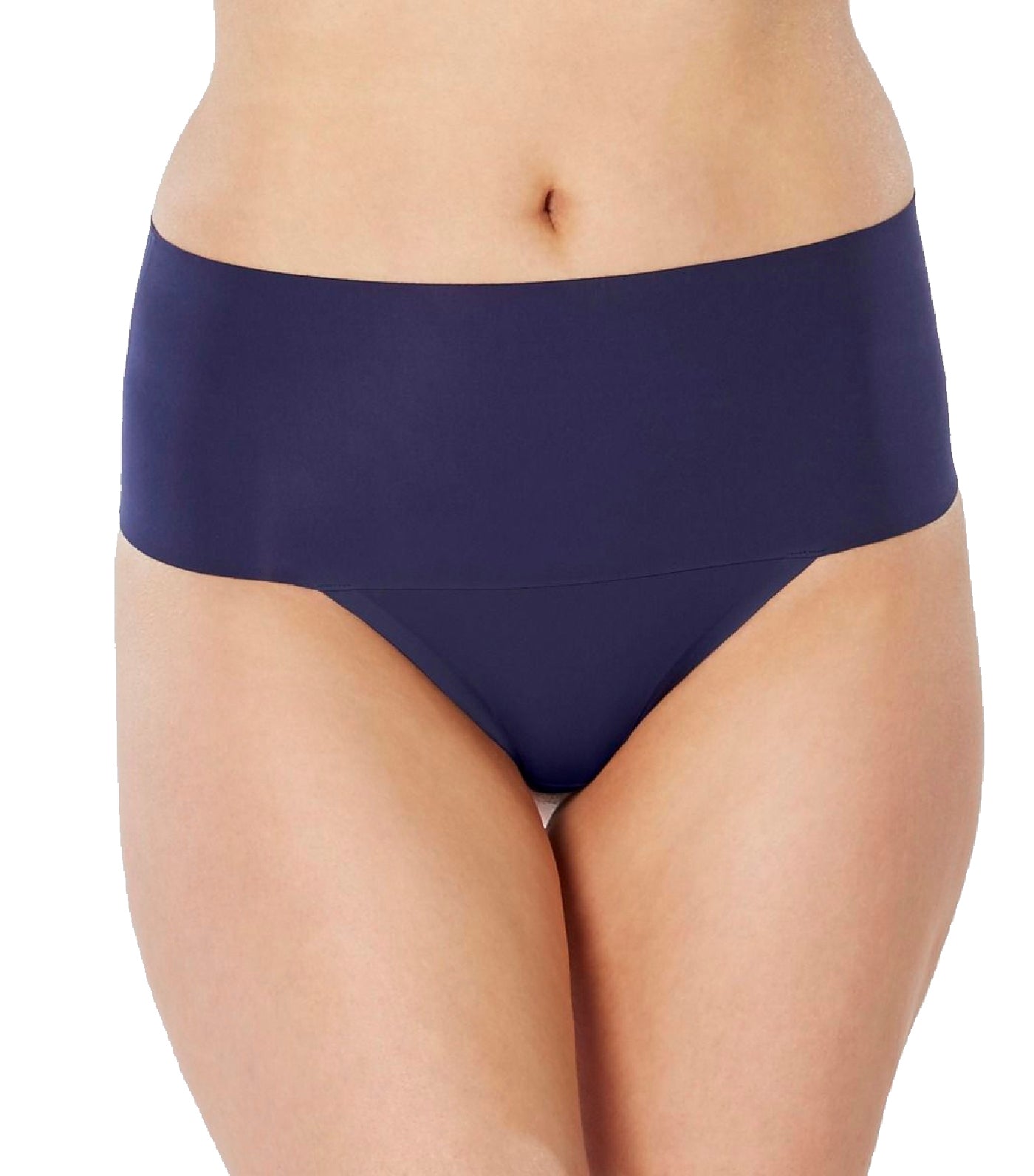 spanx undie-tectable thong midnight navy