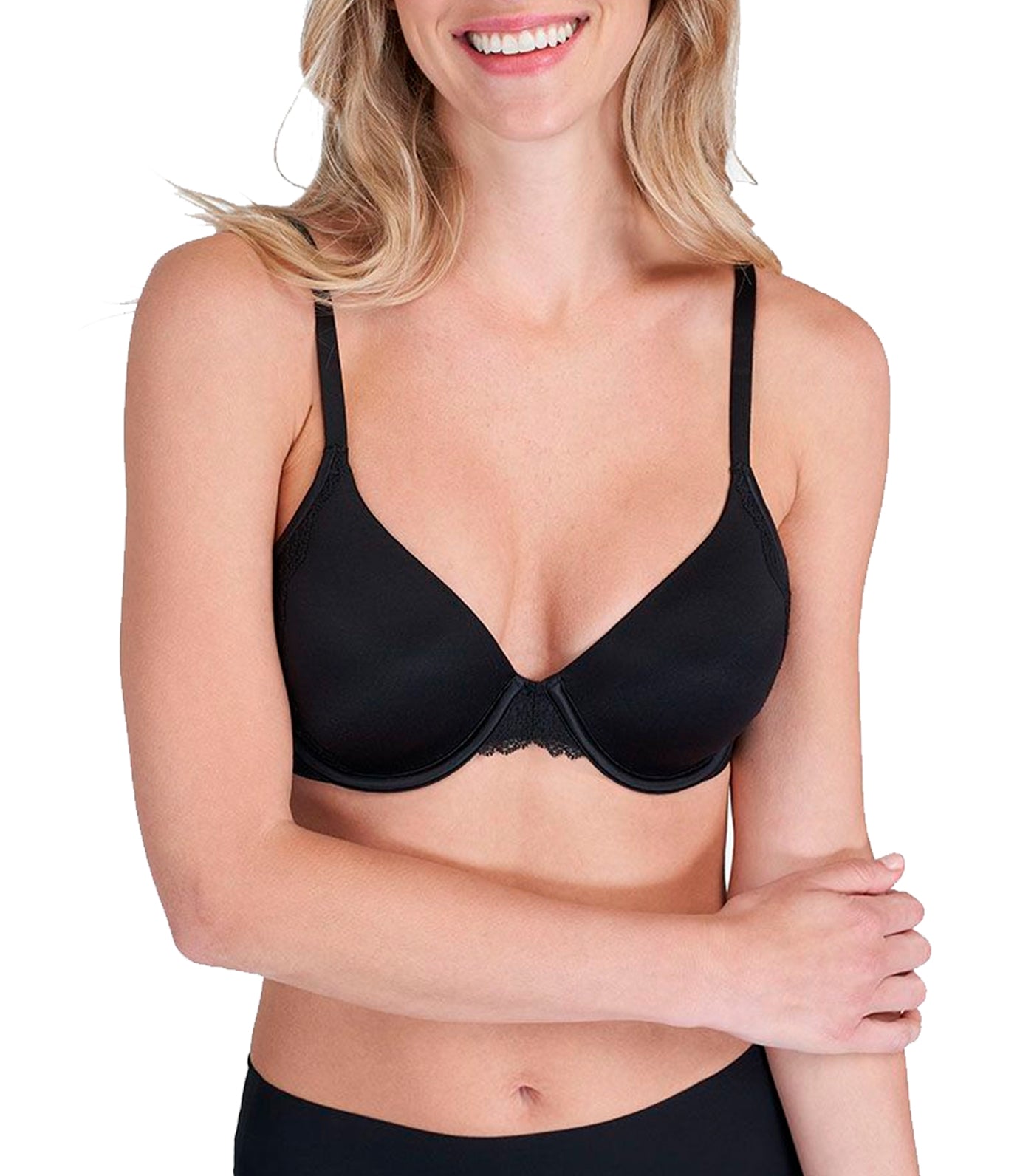 spanx undie-tectable lightly lined full cover black