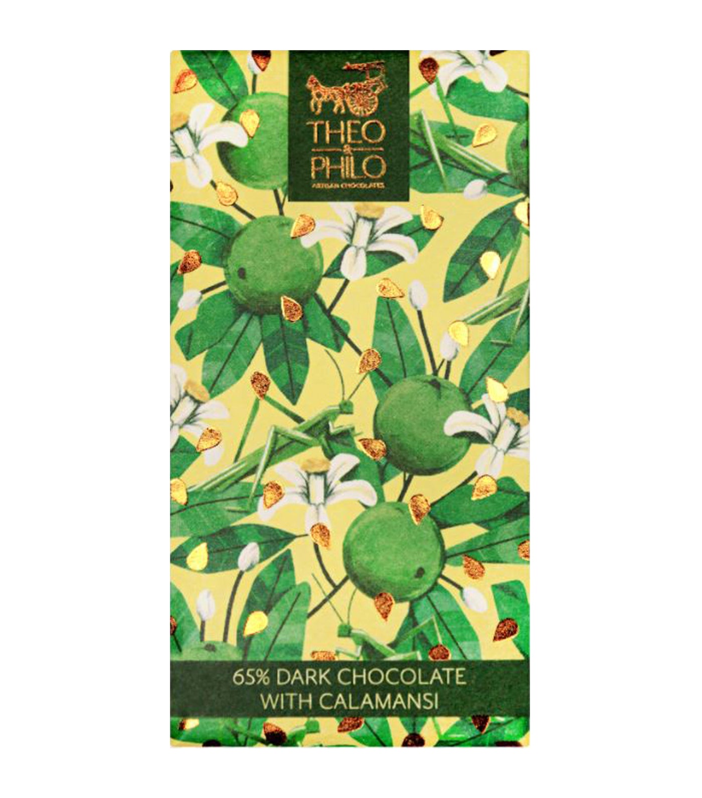 theo & philo 65% dark chocolate with calamansi bar