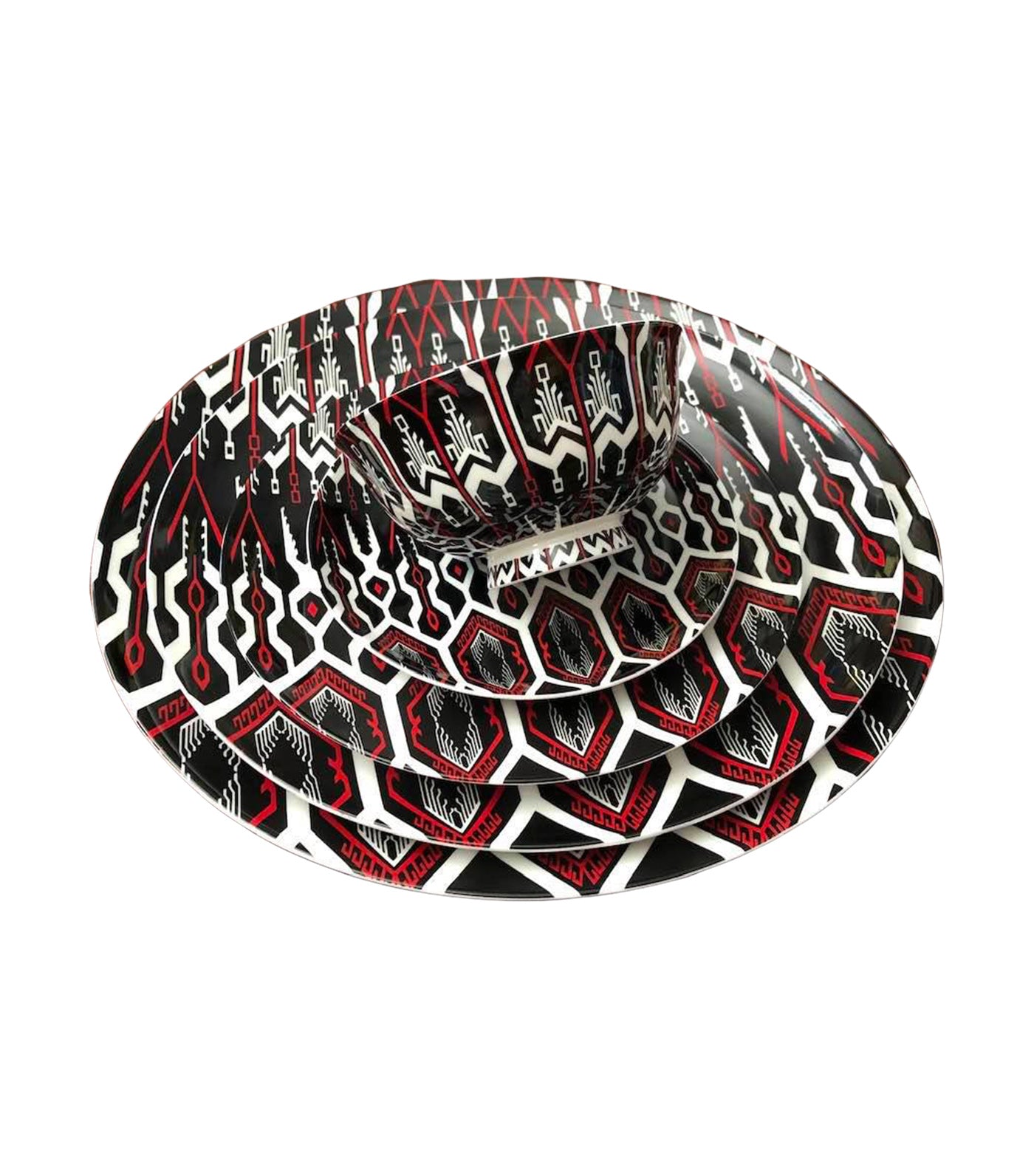 Porcelain T'nalak Bread Plate - 15cm