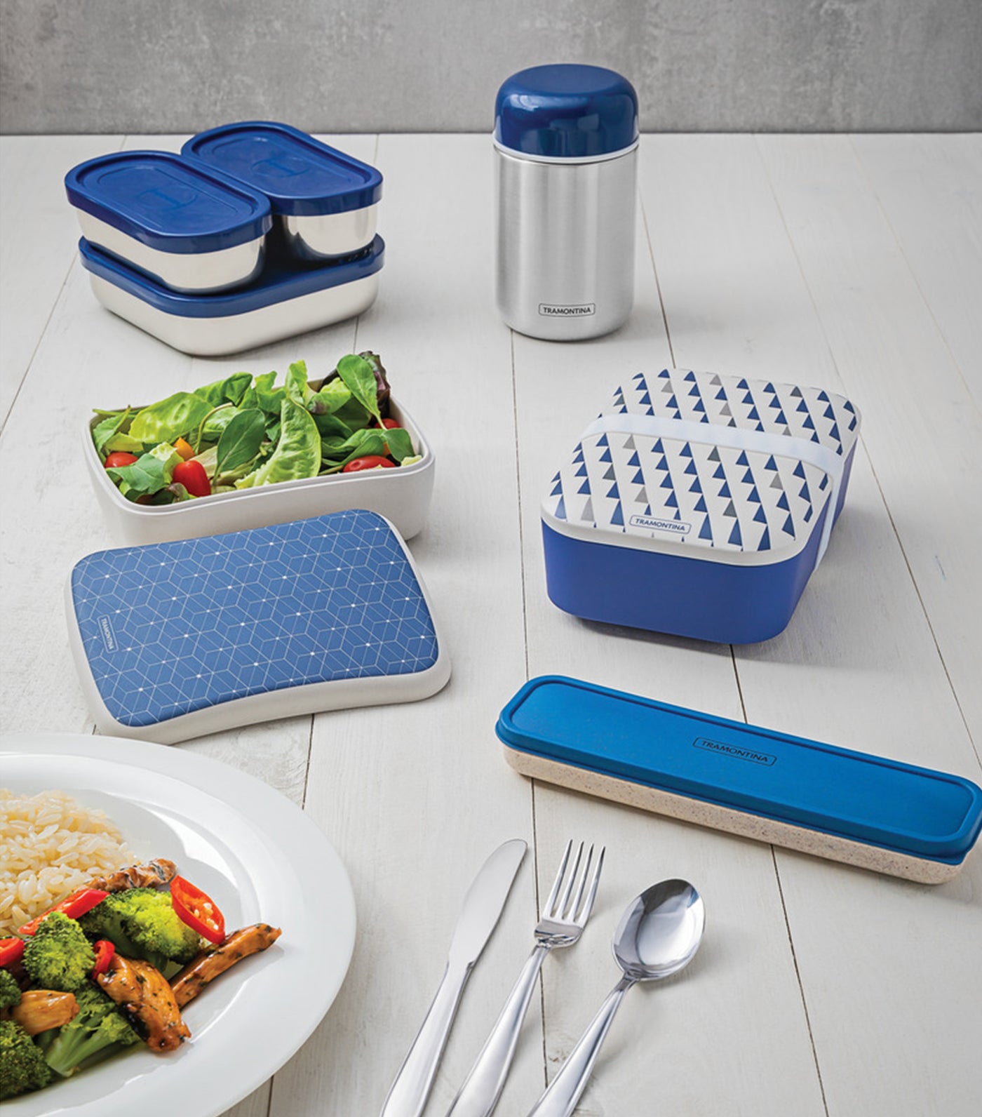 By Me Food Container with Decorative Lid