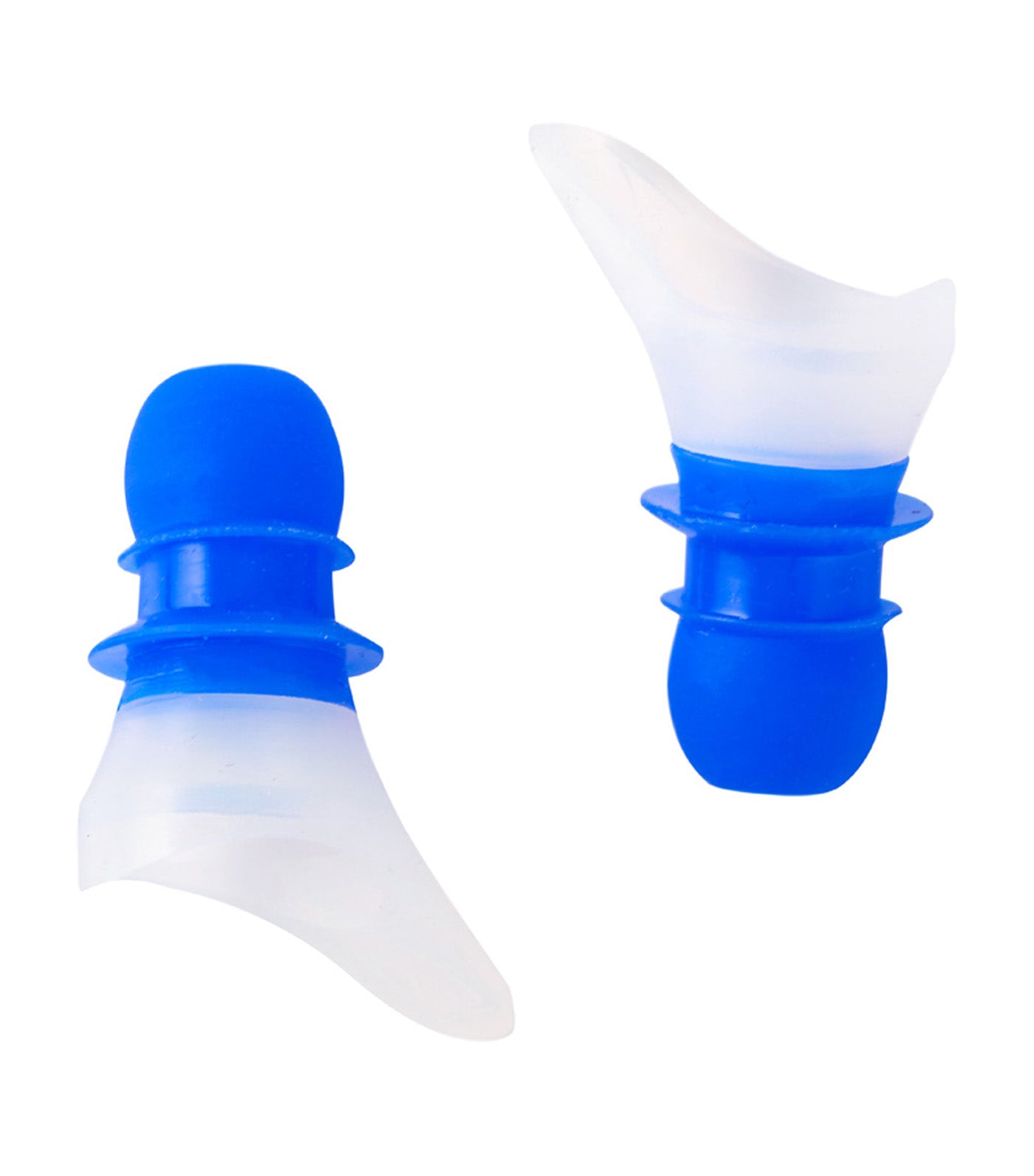 Fly-Well Ear Plugs Blue/ Transparent