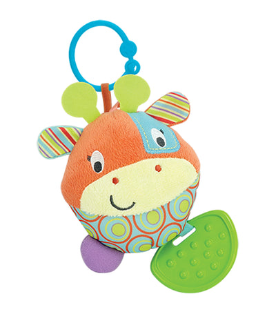 Round Patch the Giraffe Teether Rattle