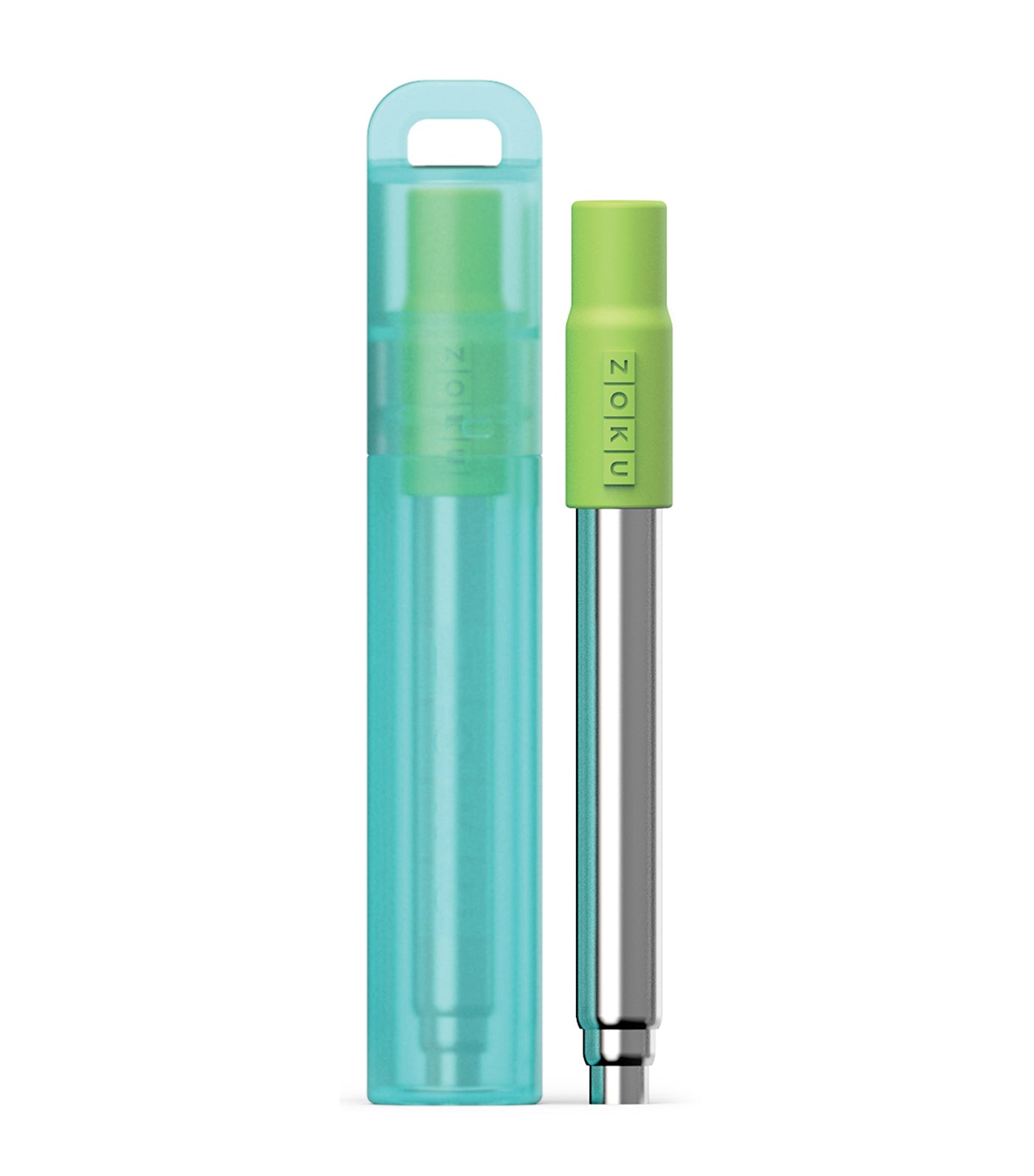 zoku pocket straw - teal