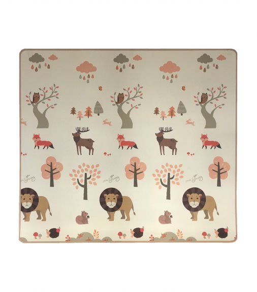 cuddlebug reversible mat lion and giraffe