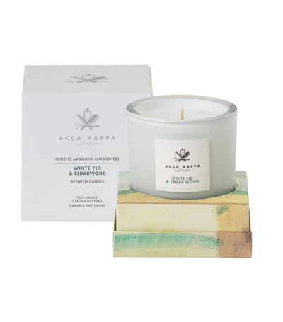 White Fig & Cedarwood Scented Candle