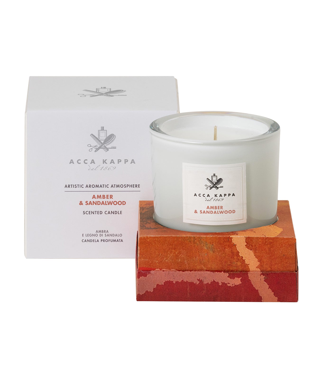 Acca Kappa Amber & Sandalwood Scented Candle