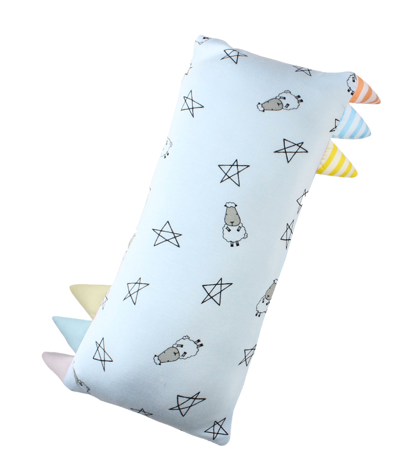 baa baa sheepz blue bed-time buddy pillow - medium