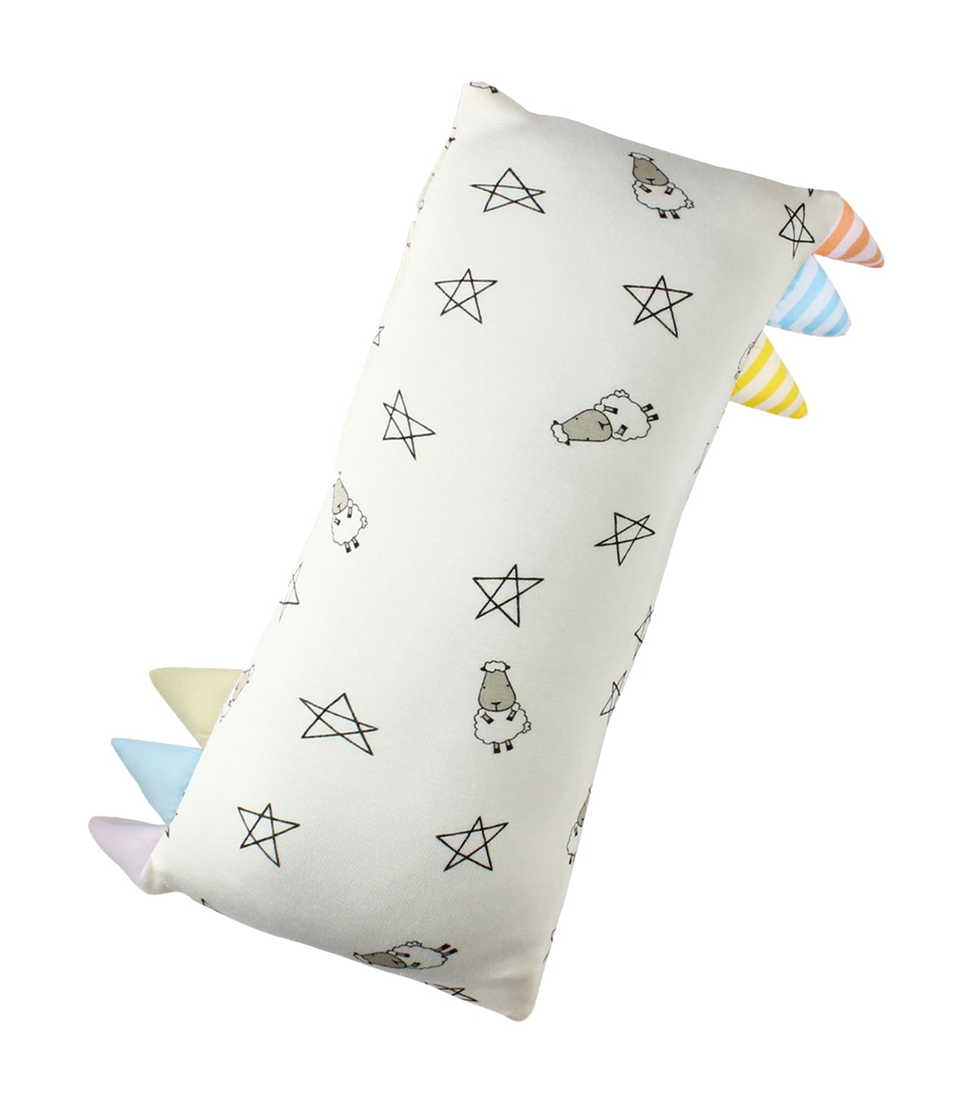 baa baa sheepz yellow bed-time buddy pillow - medium