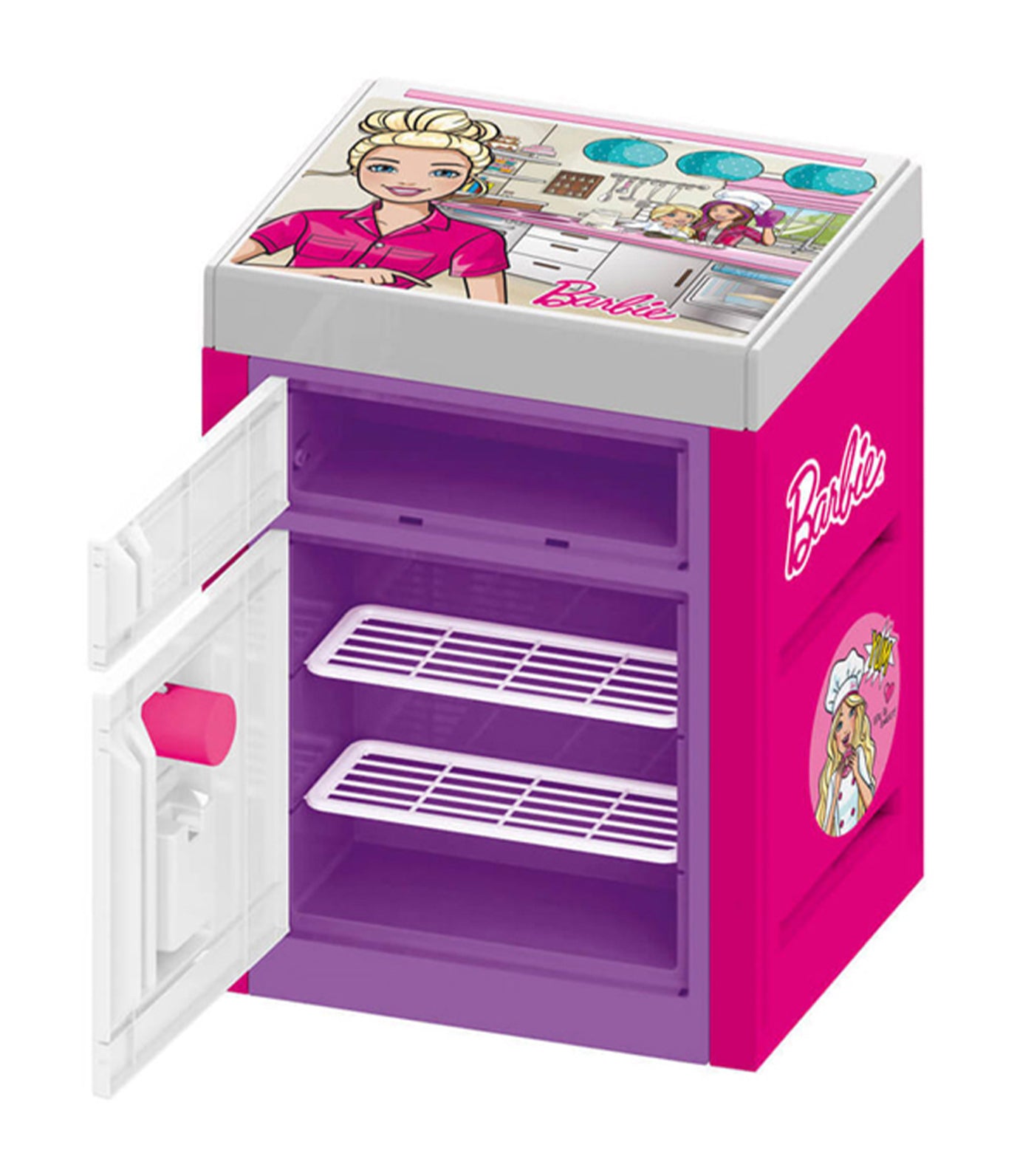 barbie® pink refrigerator
