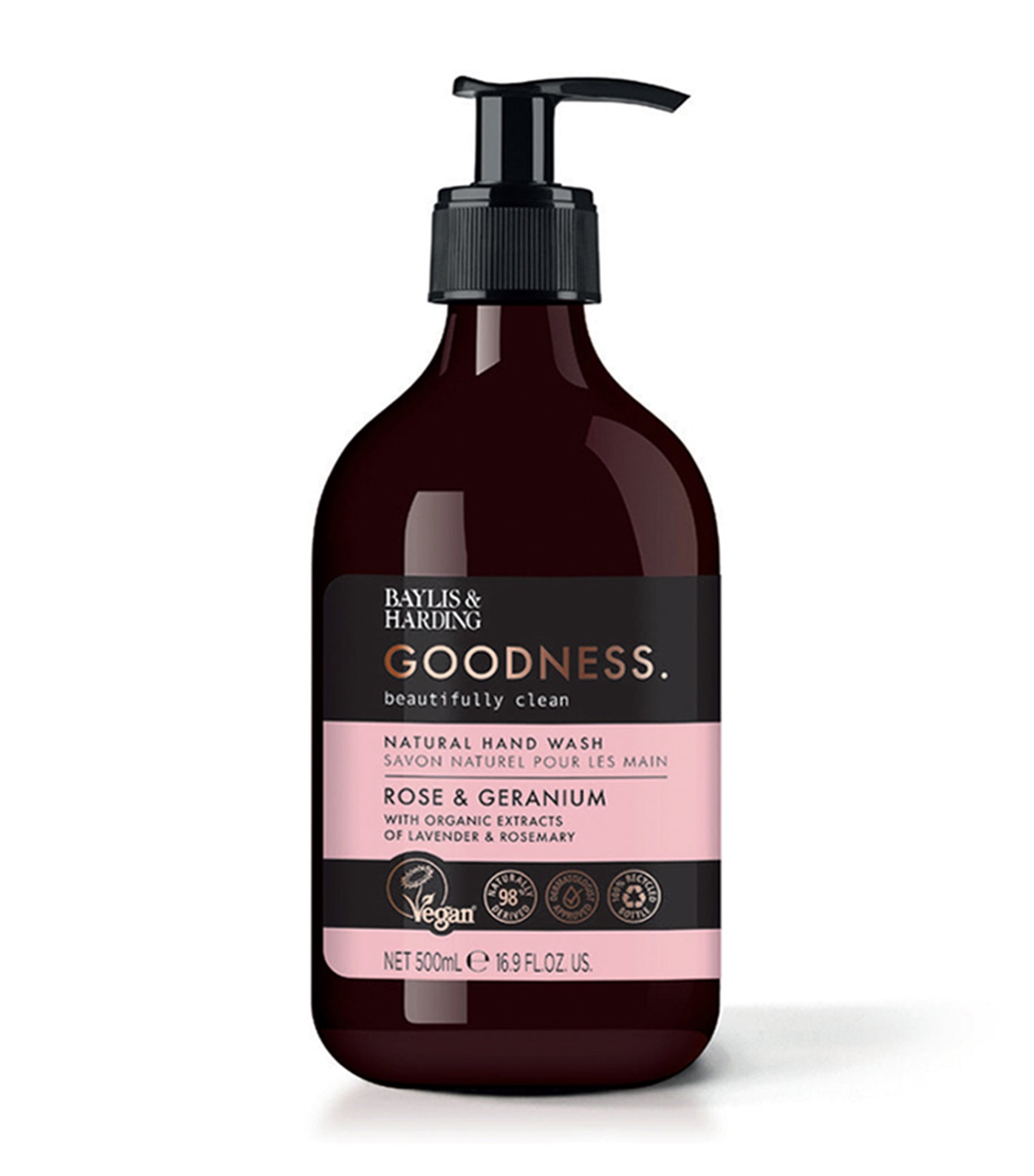 Goodness Rose & Geranium Hand Wash