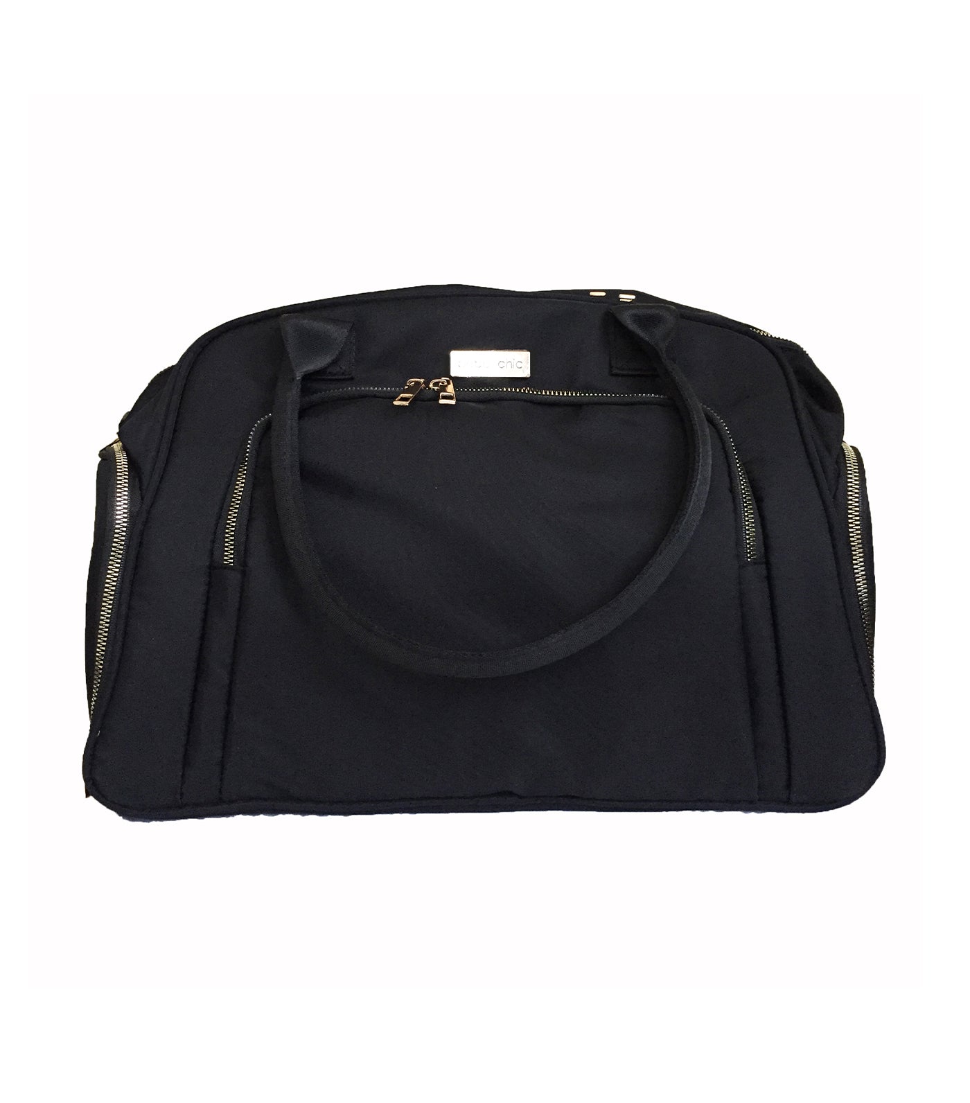 bebe black chic lisbon compact breast pump bag