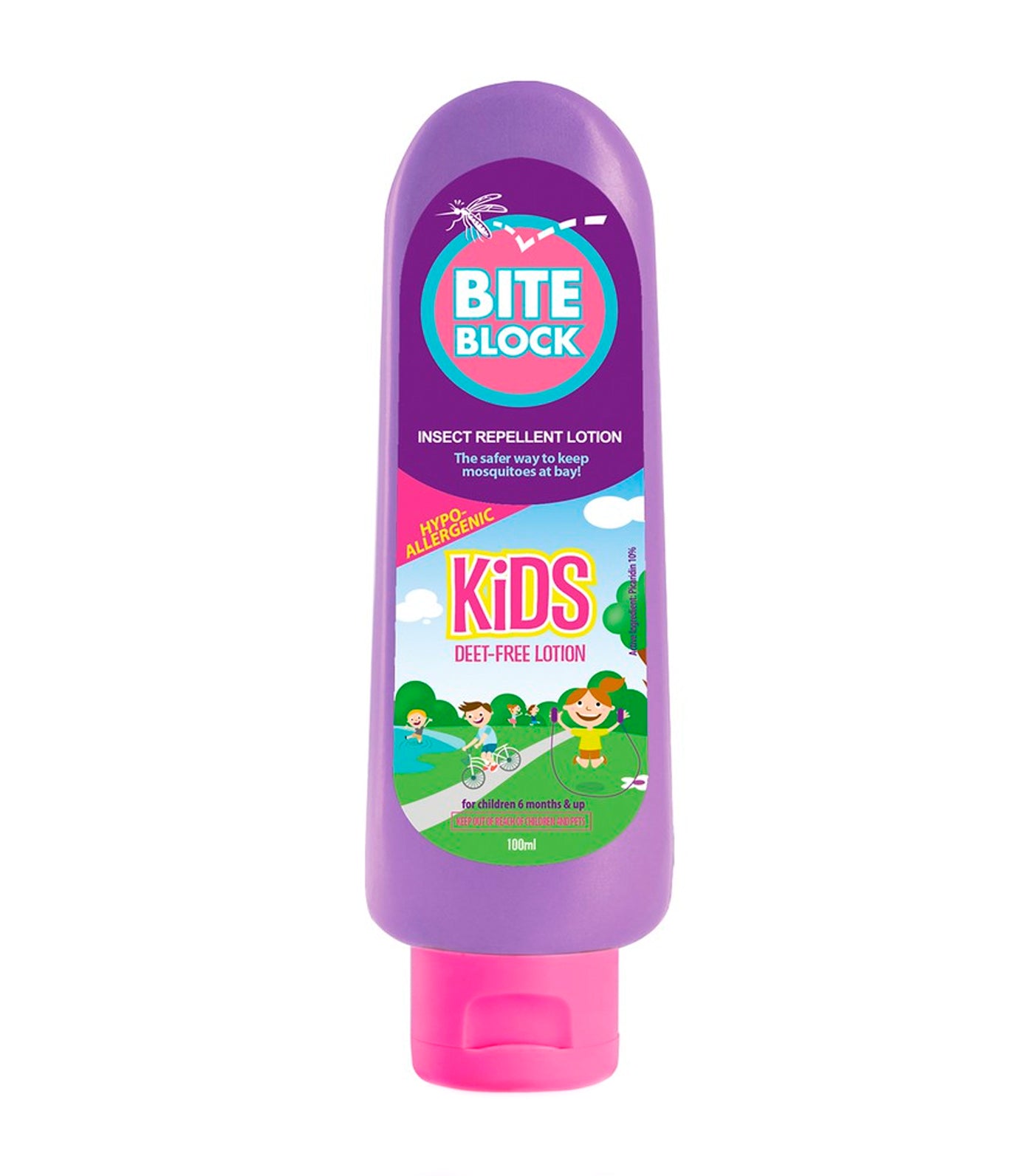 bite block kids insect repellent lotion 100 ml