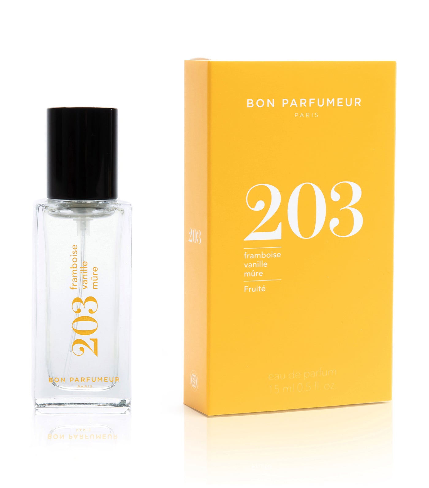 Eau de parfum 203 : raspberry, vanilla and blackberry