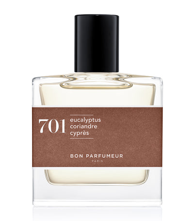 Eau de parfum 701 : eucalyptus, coriander and cypress