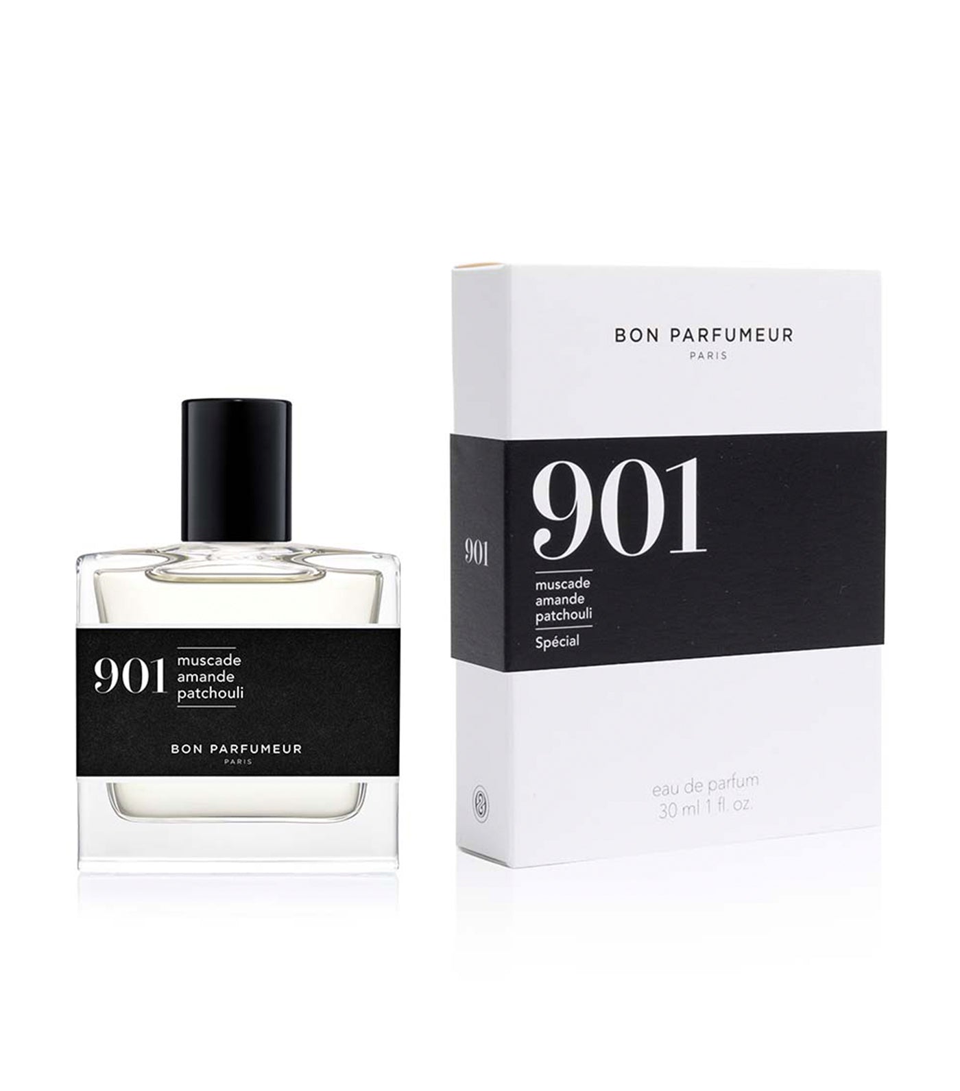 Eau de parfum 901 : nutmeg, almond and patchouli