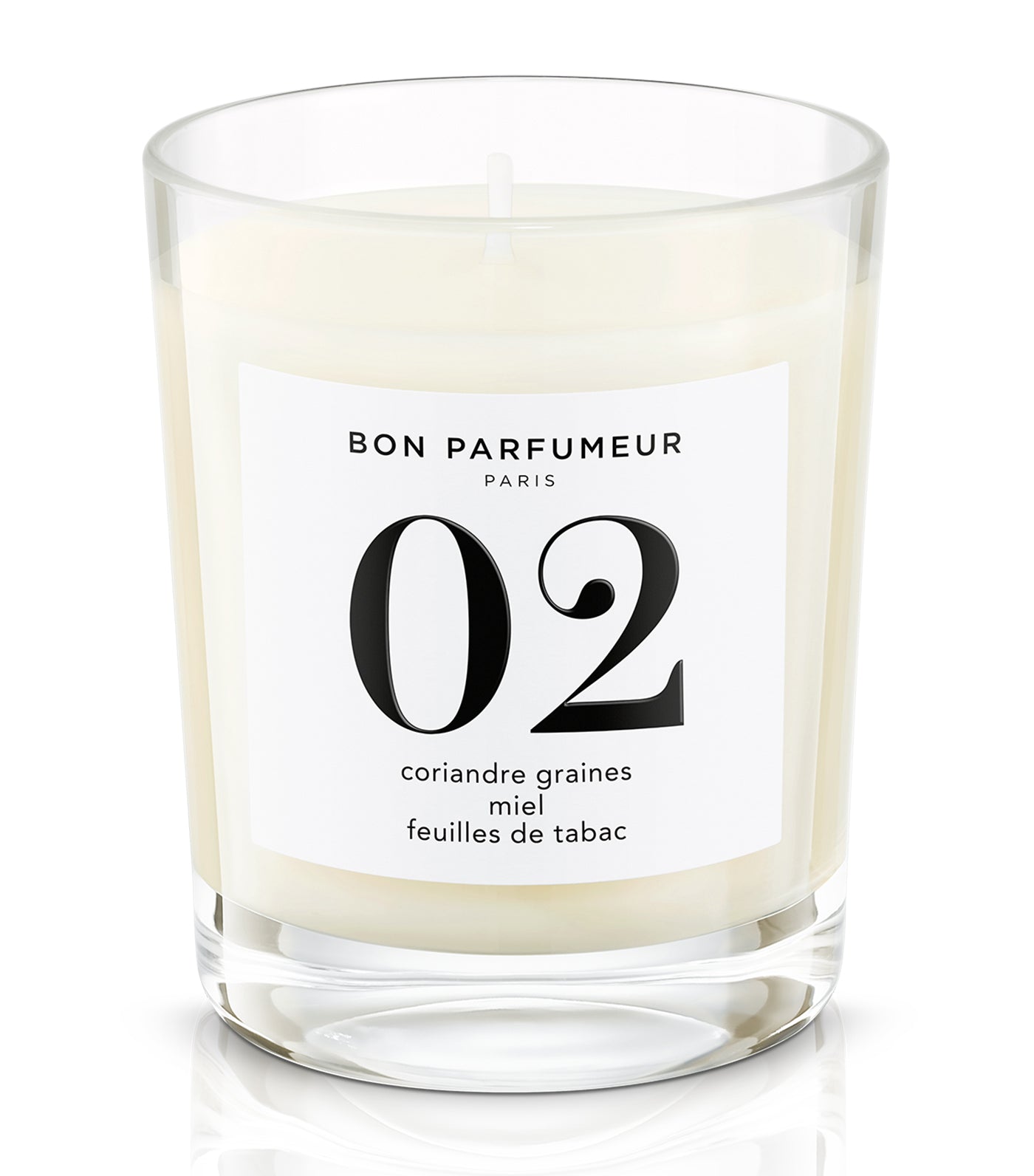 Candle no. 02: coriander seed, honey, tobacco leaf