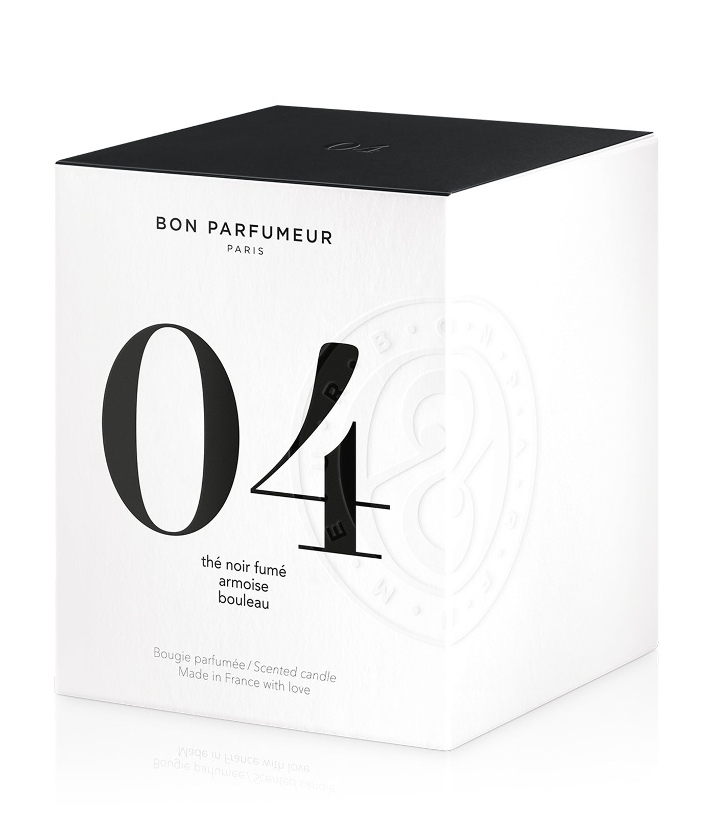 Candle 04 : smoked black tea, mugwort, birch