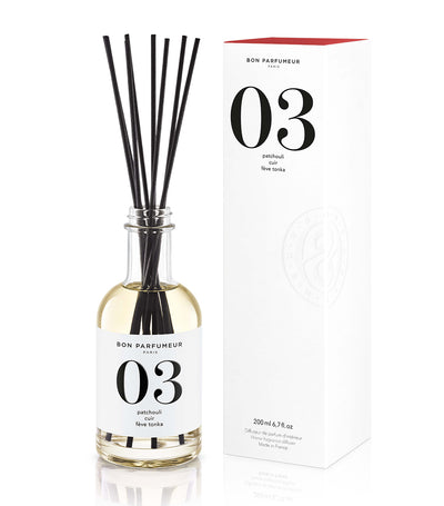 03 Home Fragrance Diffuser : patchouli, leather, tonka bean