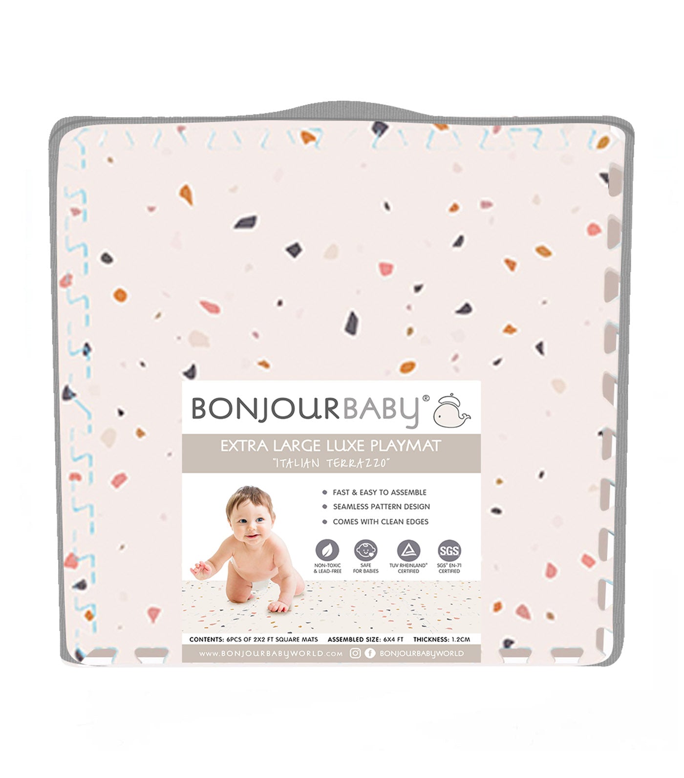 Extra Large Luxe Playmat - Italian Terrazzo