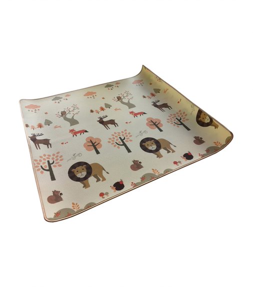 cuddlebug reversible mat lion and giraffe