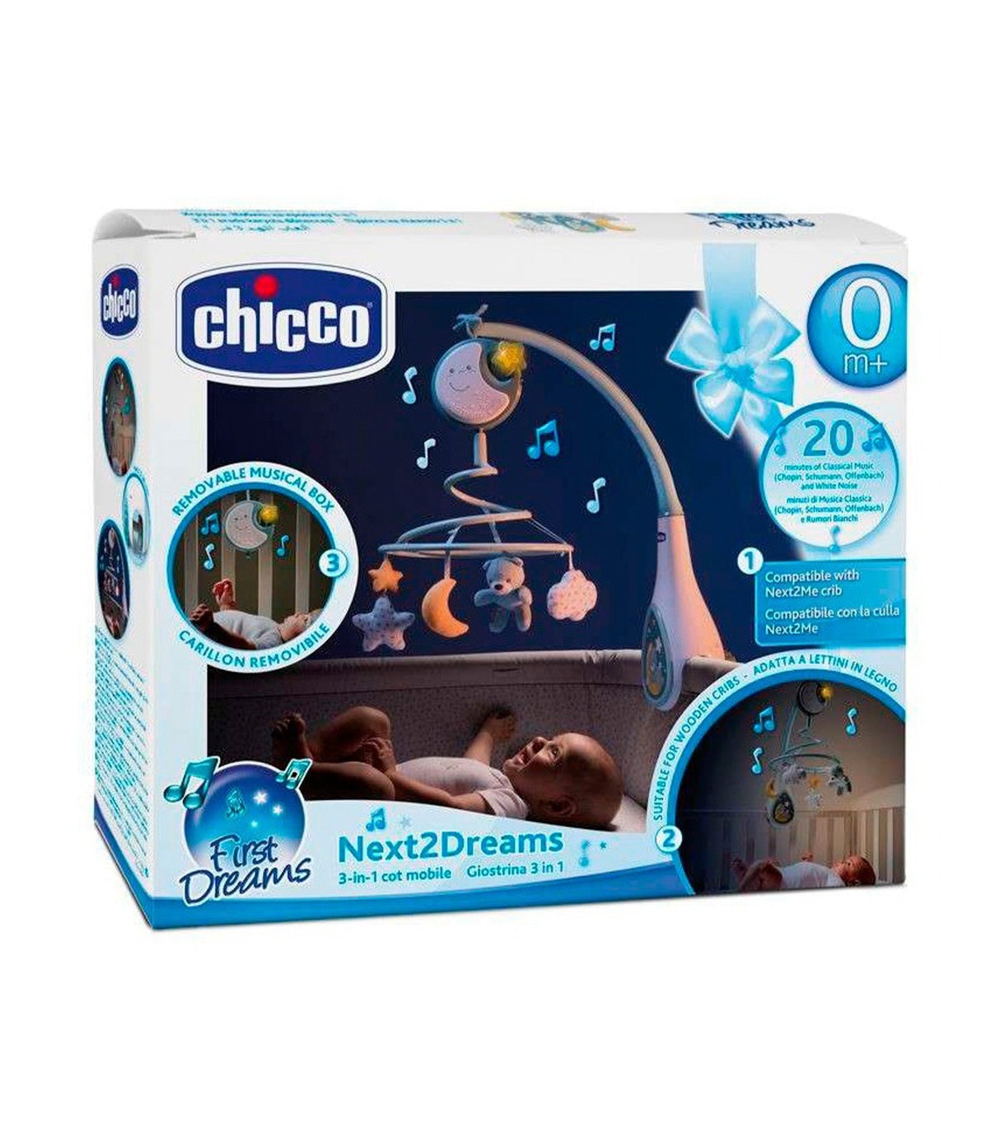 chicco blue next2dreams mobile