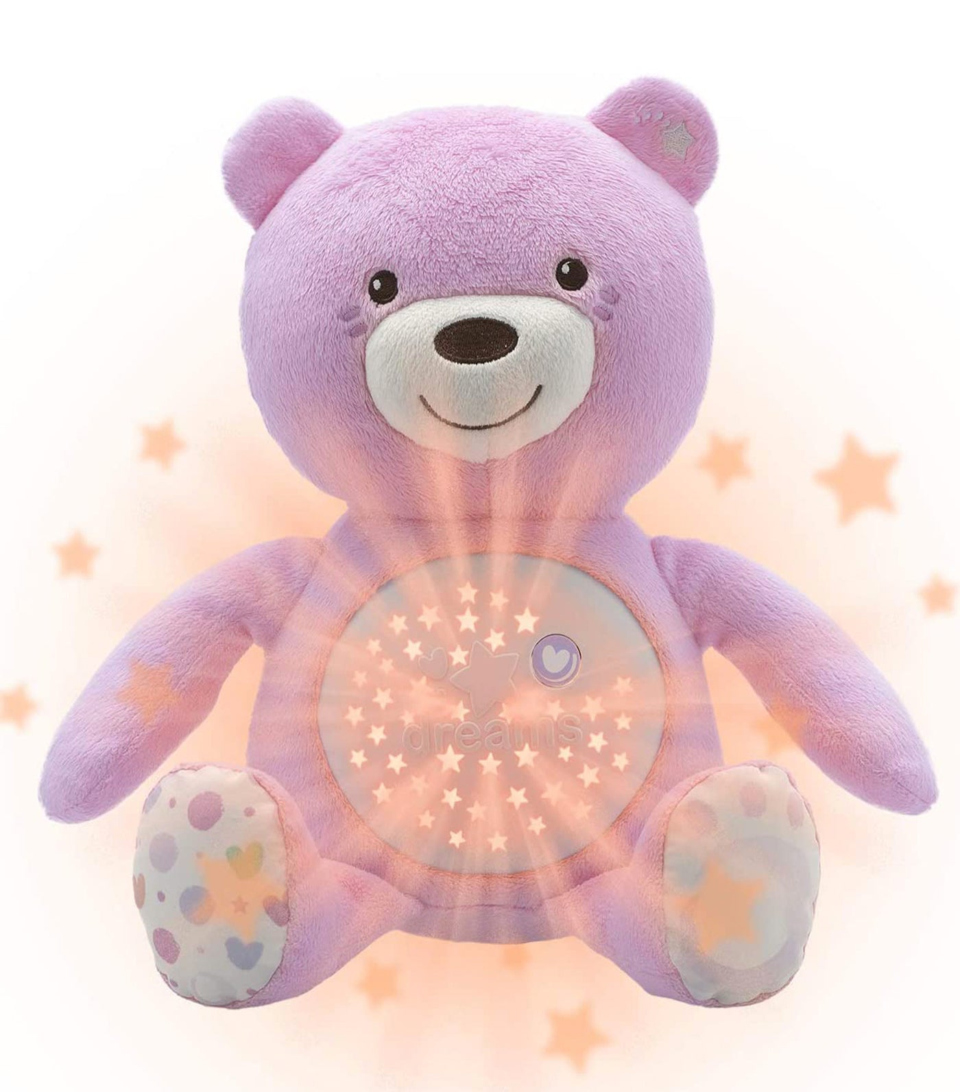 chicco pink first dreams baby bear