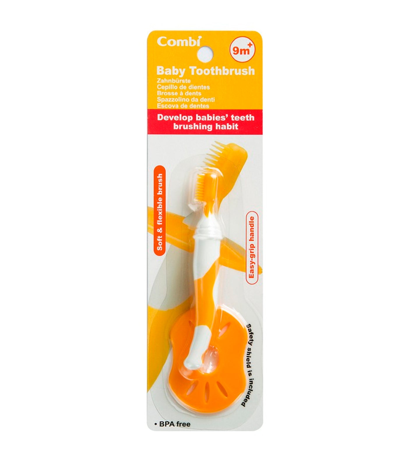 combi baby toothbrush step 2