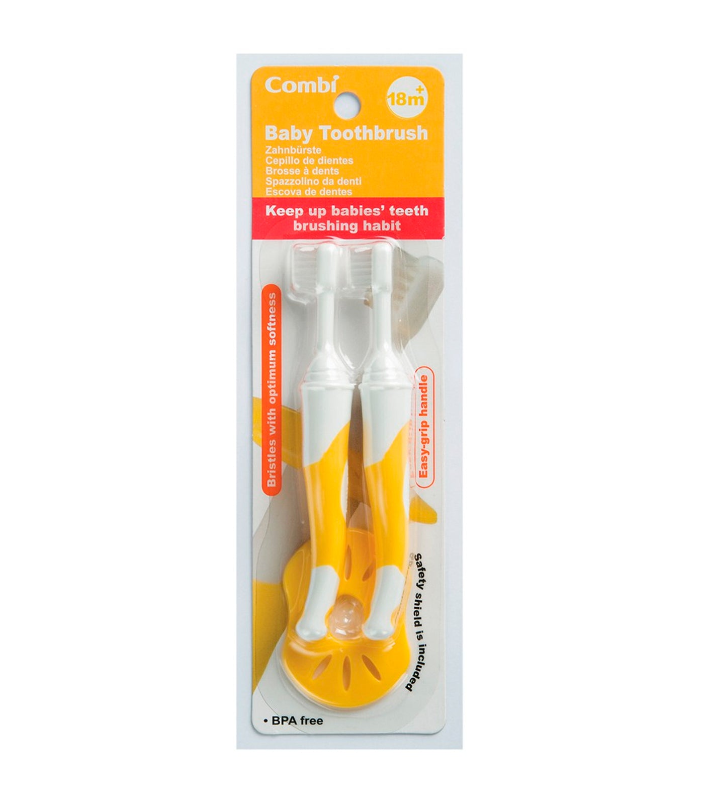 combi baby toothbrush step 3