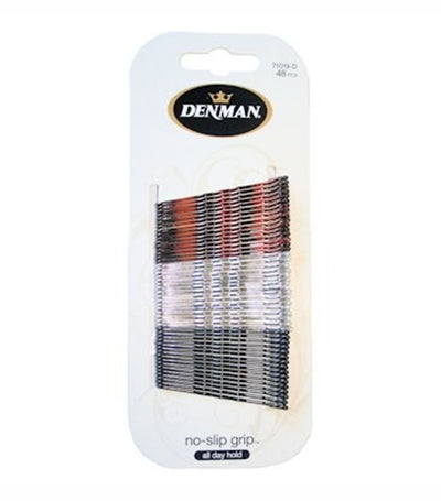 denman 48-pieces no slip bobby pins