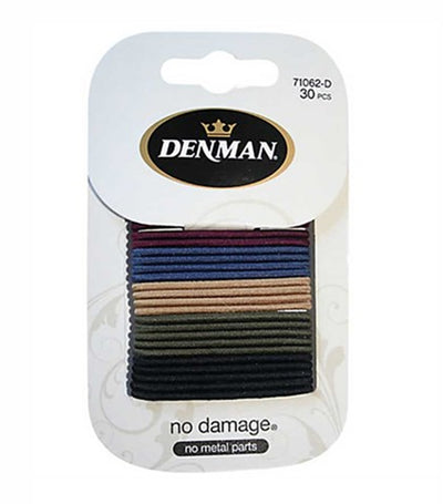 denman small 34-pieces no damage elastics neutral colors