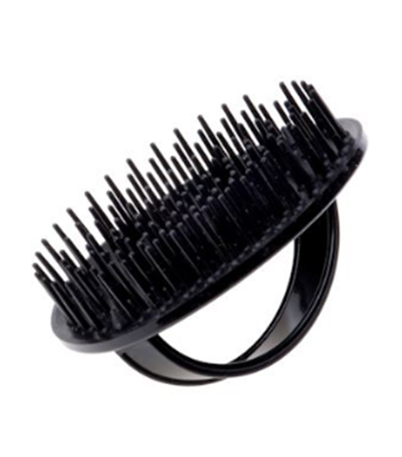 denman d-6 be-bop easy care shampoo and massage brush black