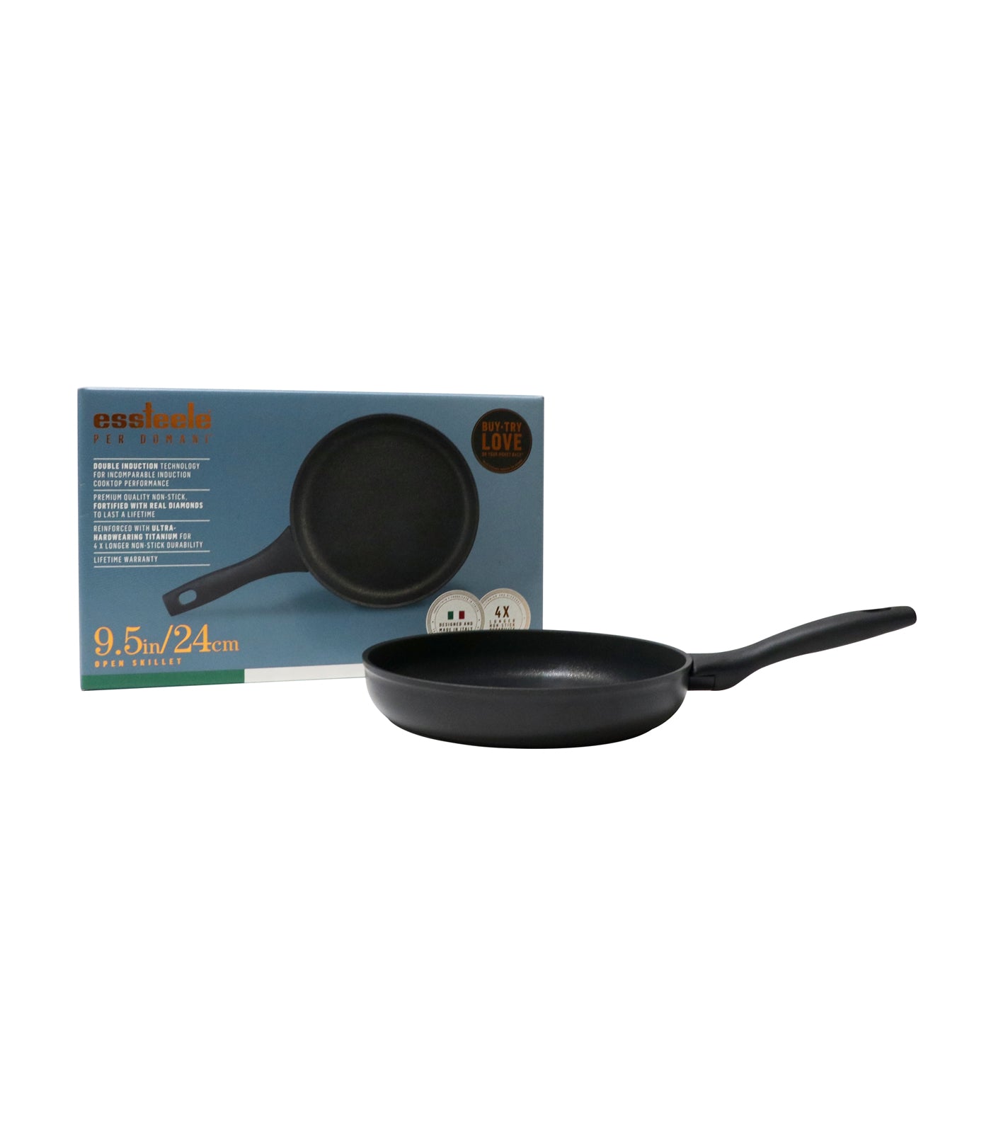 essteele black per domani open french skillet