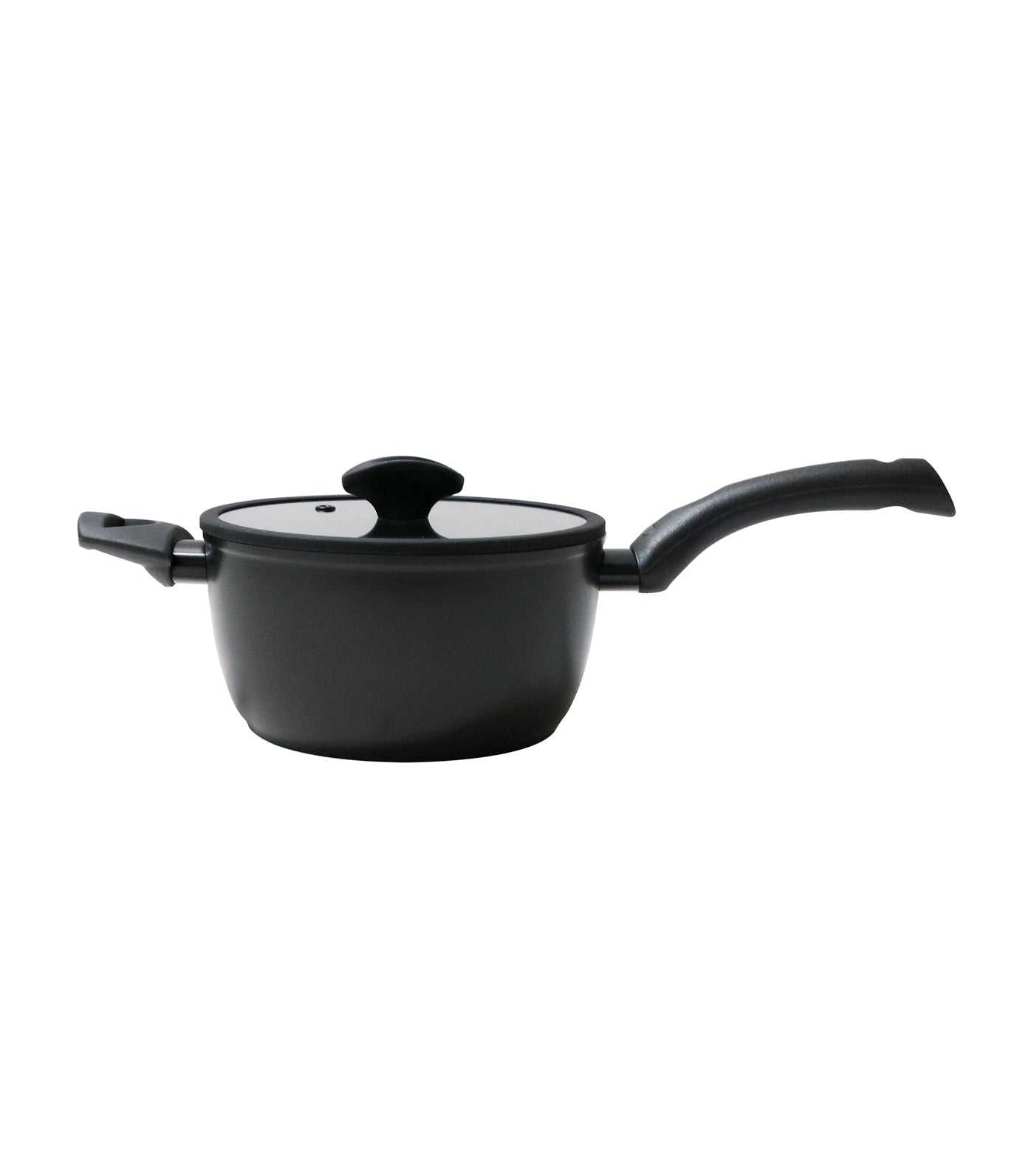 essteele black per salute covered saucepan