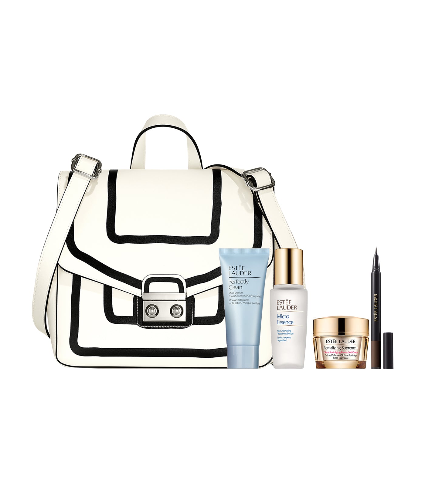 Free Black and White Envelope Backpack