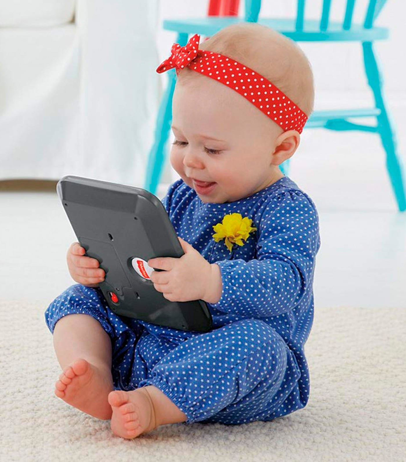 fisher-price gray laugh & learn smart stage tablet