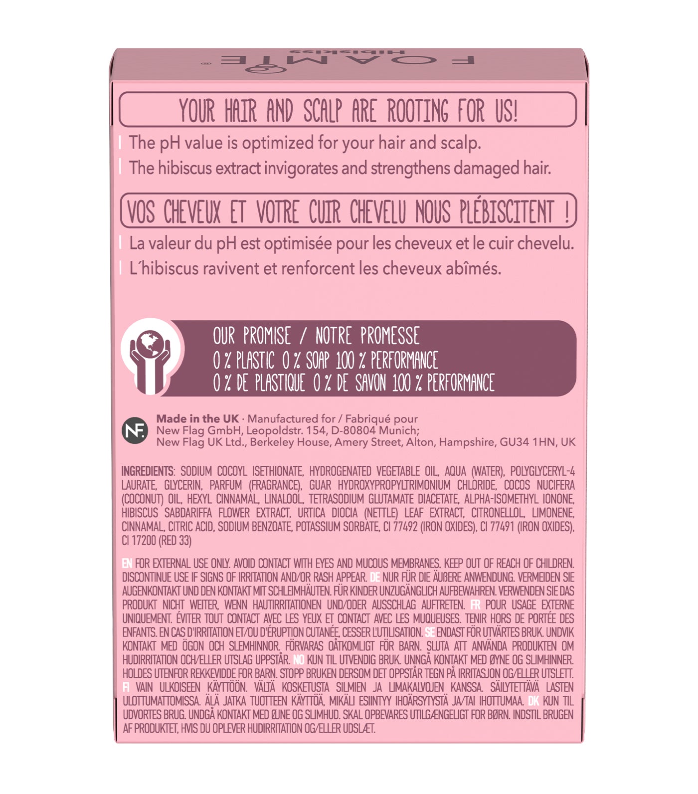 Hibiskiss Shampoo Bar for Damaged Hair