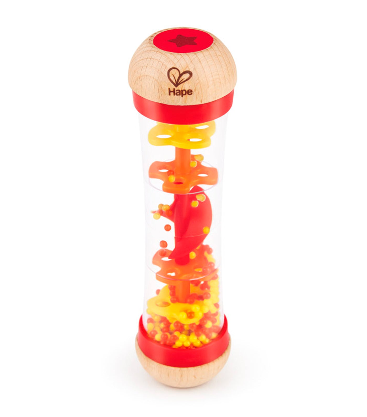 hape red beaded raindrops
