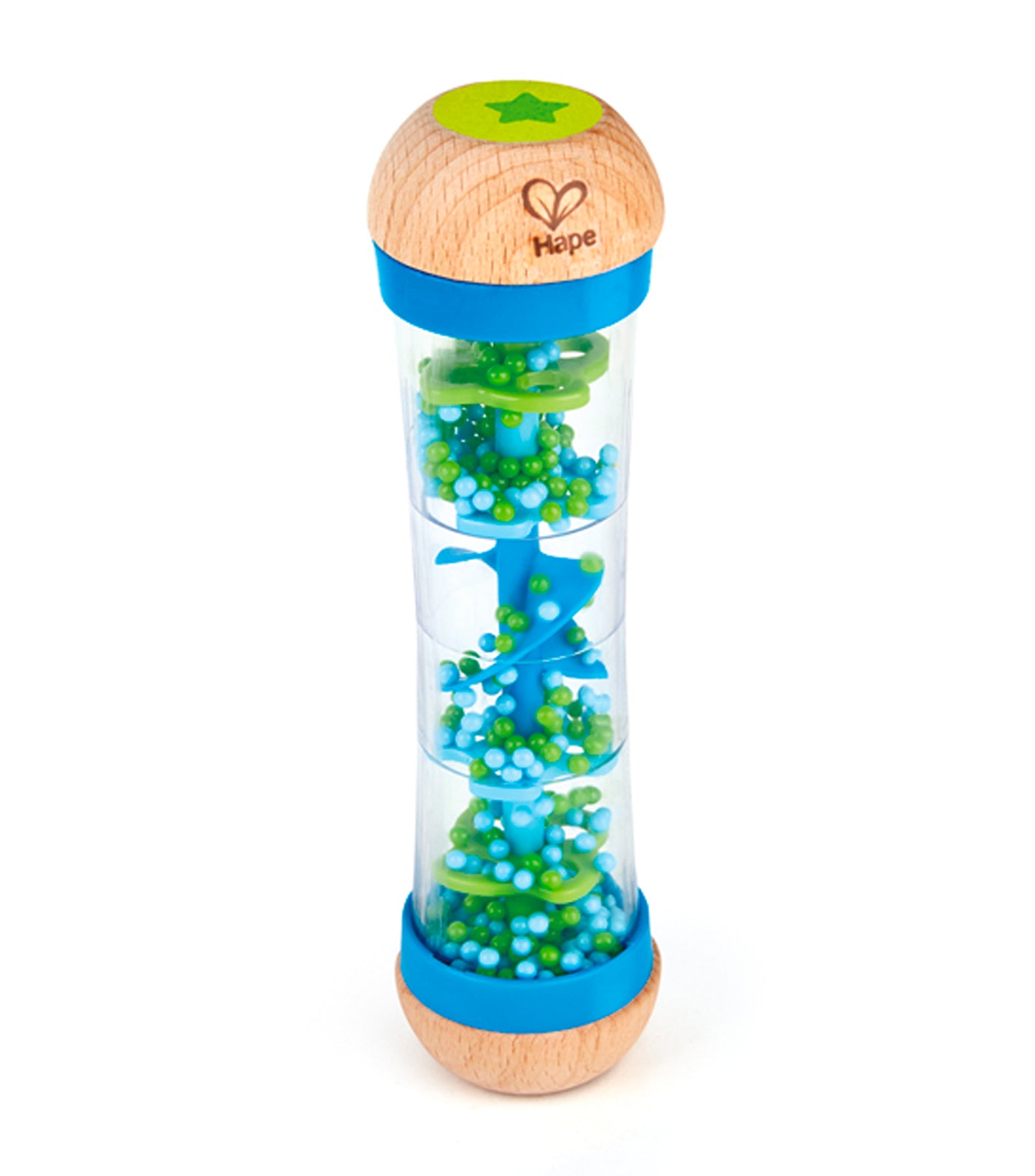hape blue beaded raindrops