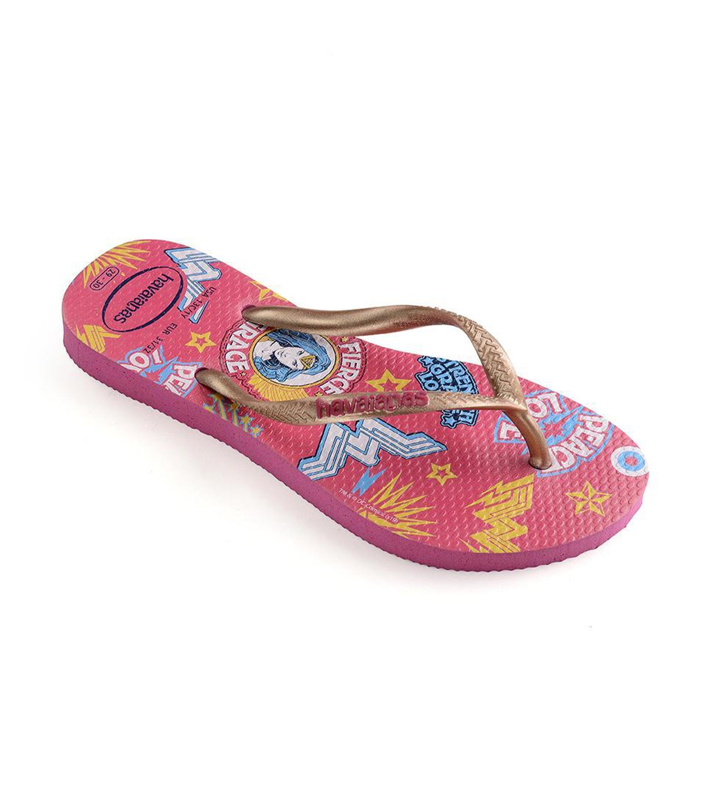 havaianas hollywood rose slim wonder woman