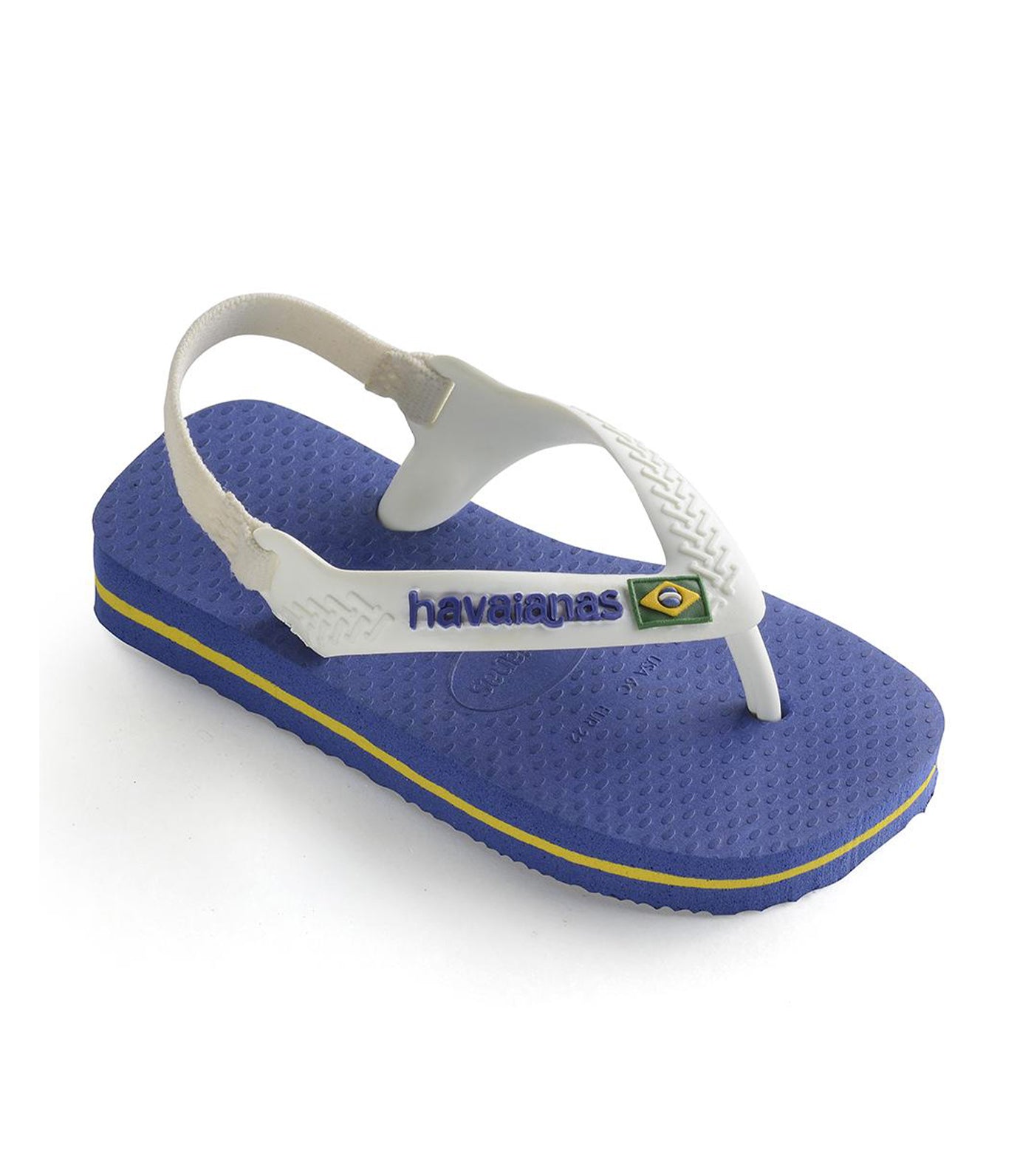 havaianas marine blue baby brasil logo