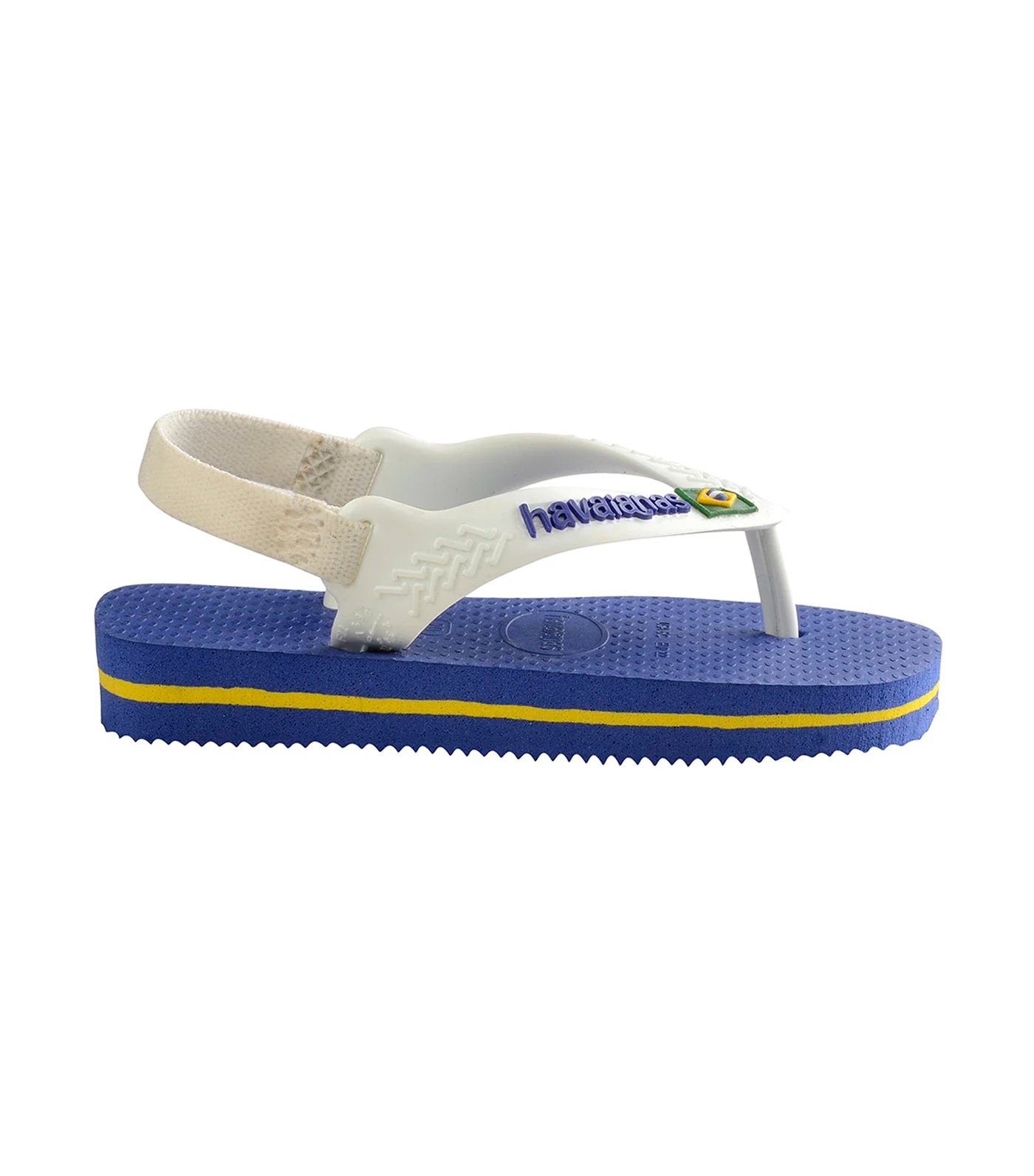 havaianas marine blue baby brasil logo