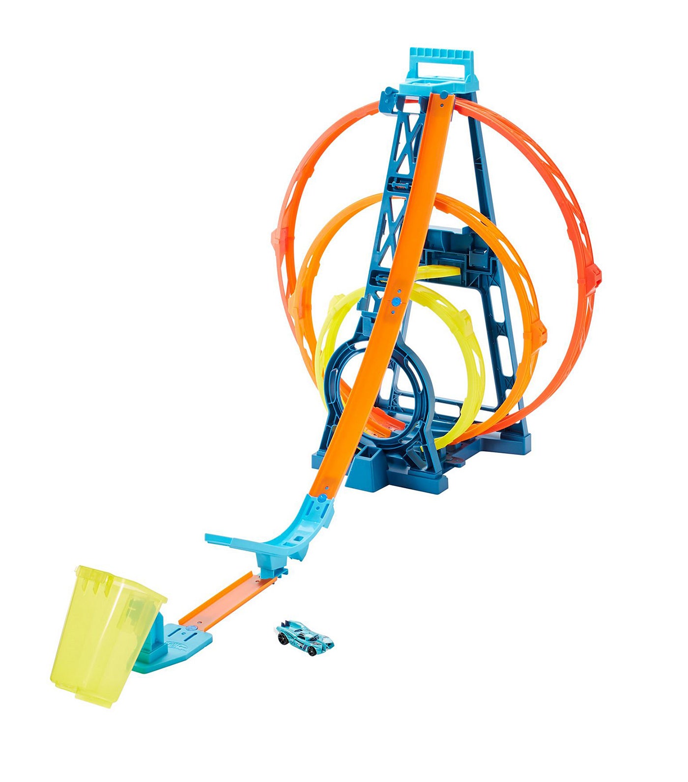 hot wheels track builder unlimited triple loop kit