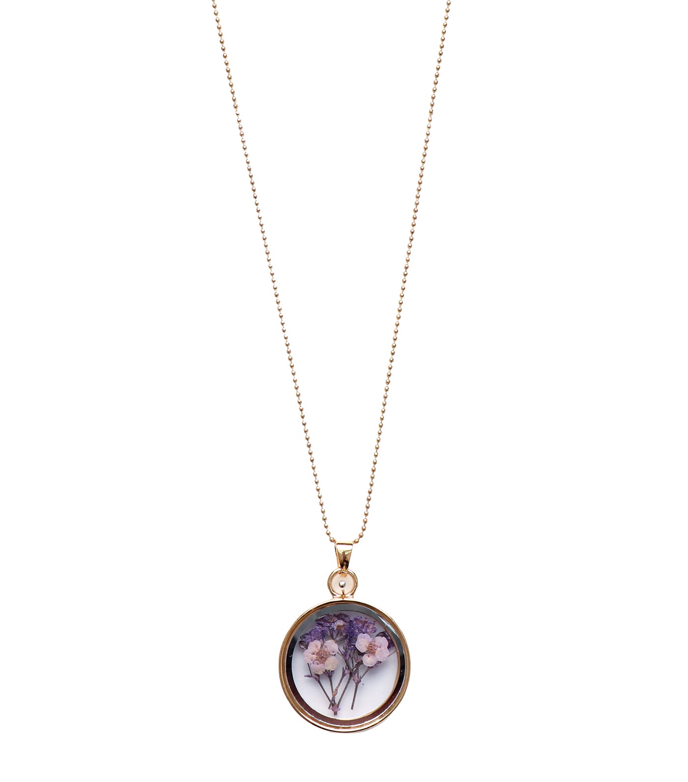 jane iredale free pressed flower necklace