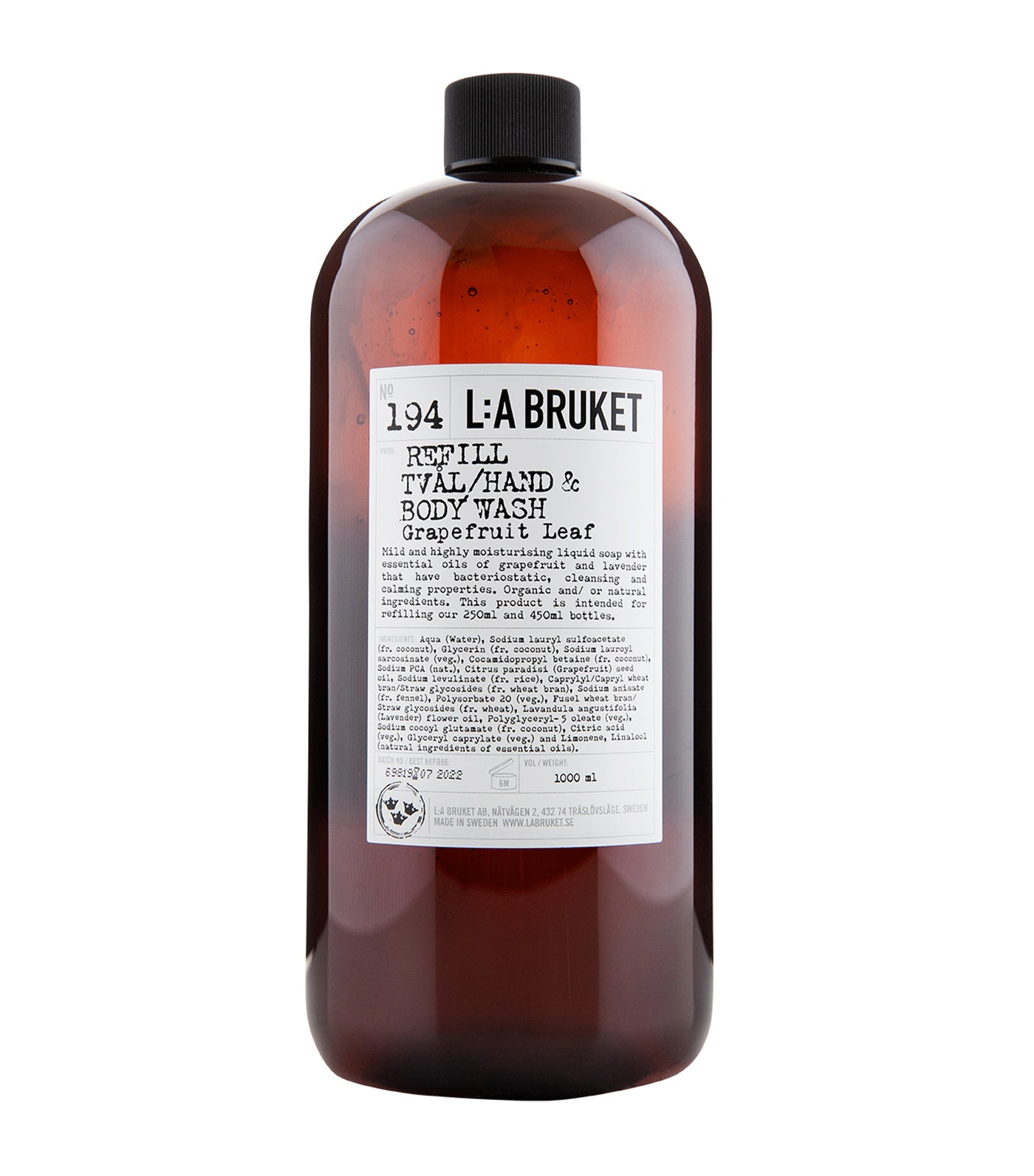 194 Hand & Body Wash Grapefruit Leaf