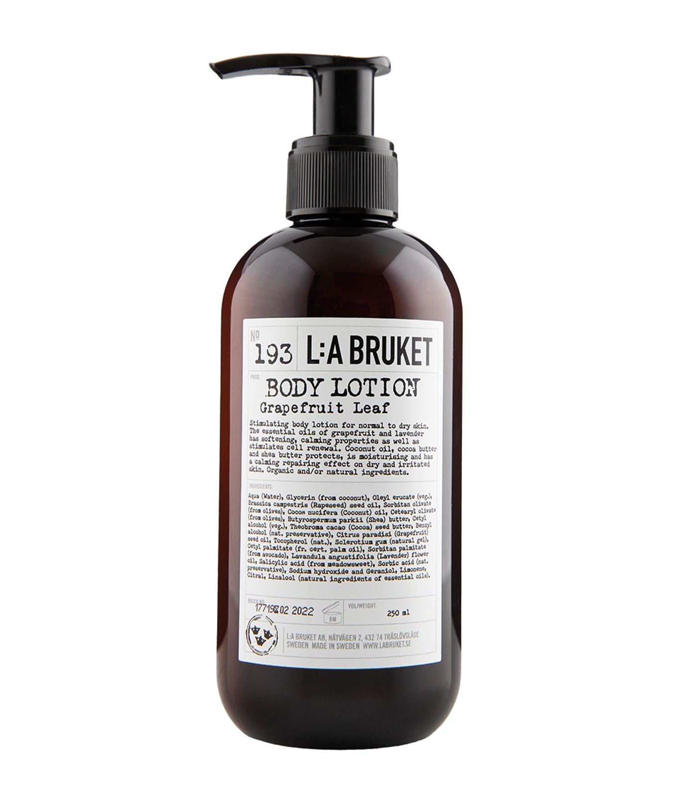 193 Body Lotion Grapefruit Leaf