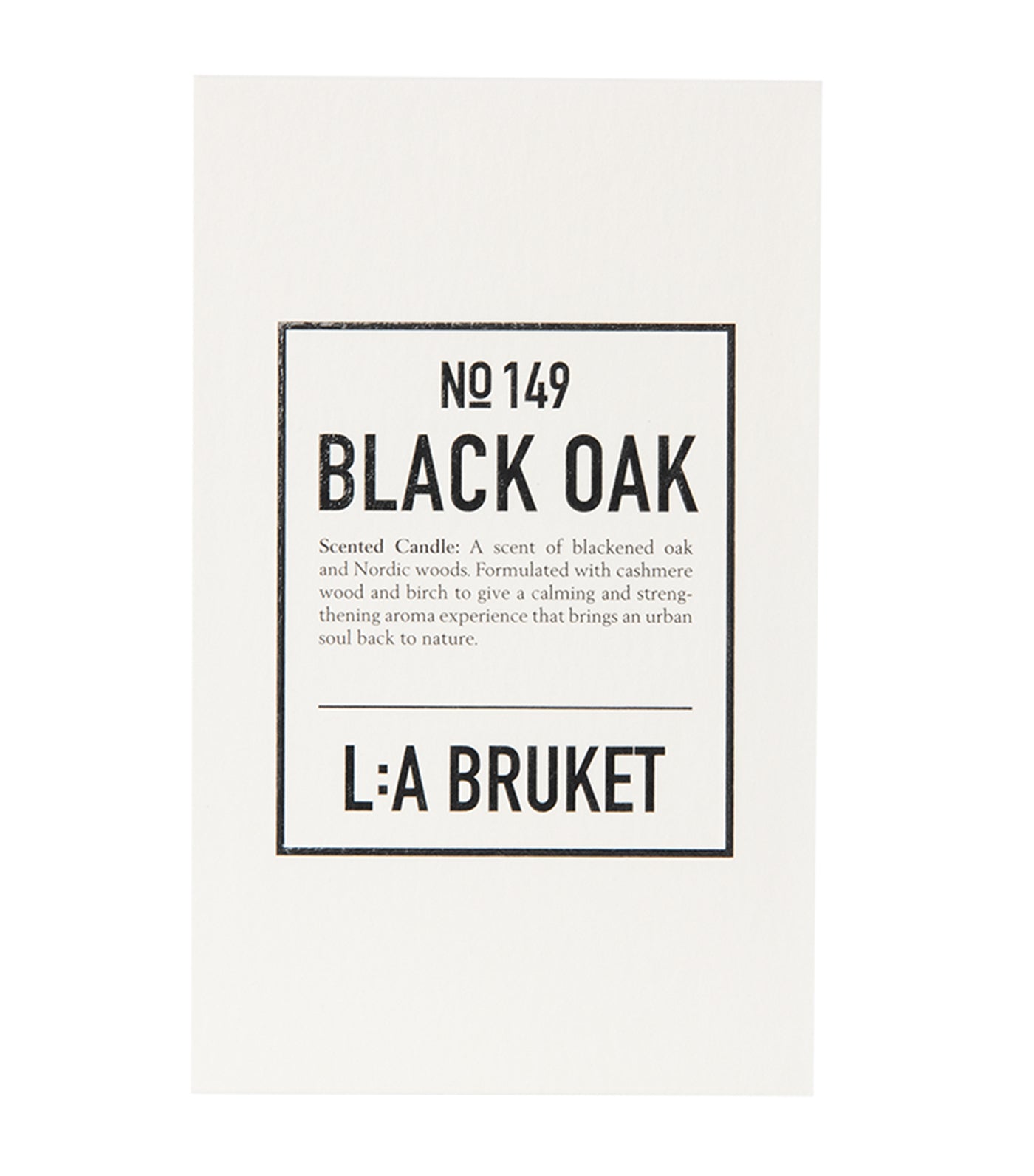 149 Scented Candle Black Oak