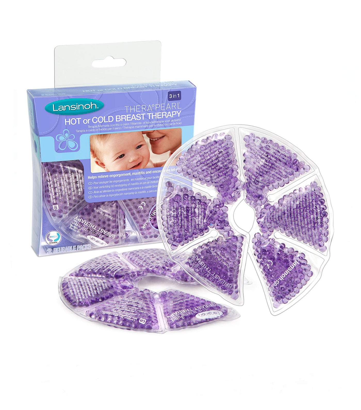 Thera°Pearl 3-in-1 Hot or Cold Breast Therapy