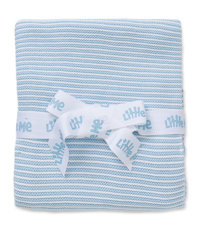 Baby Blanket - Textured Blue